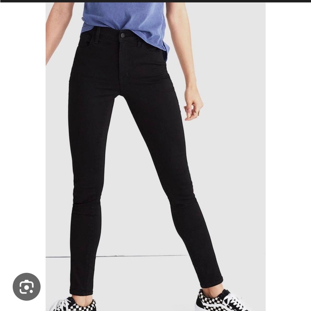 Madewell Black Roadtripper Skinny Jeans